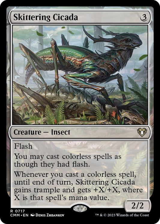 Skittering Cicada - Commander Masters (CMM) NM