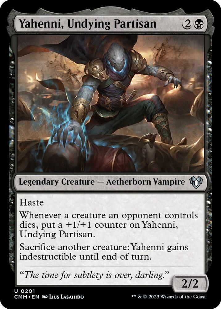 Yahenni, Undying Partisan - Commander Masters (CMM) NM *FOIL*