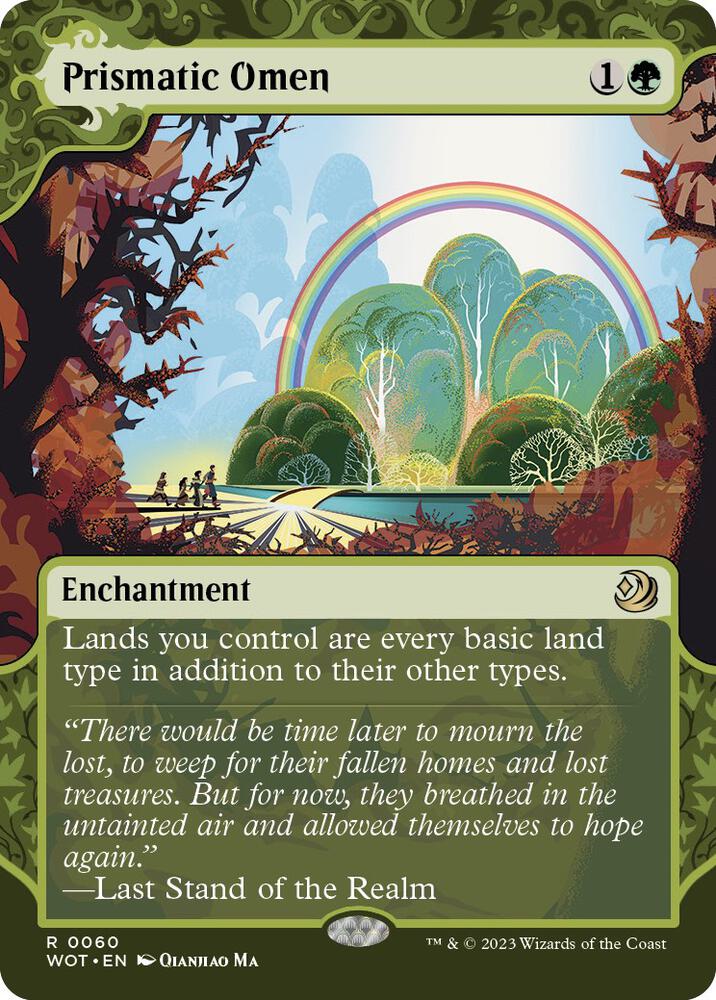 Prismatic Omen - Wilds of Eldraine: Enchanting Tales (WOT) NM