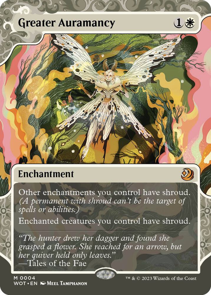 Greater Auramancy - Wilds of Eldraine: Enchanting Tales (WOT) NM