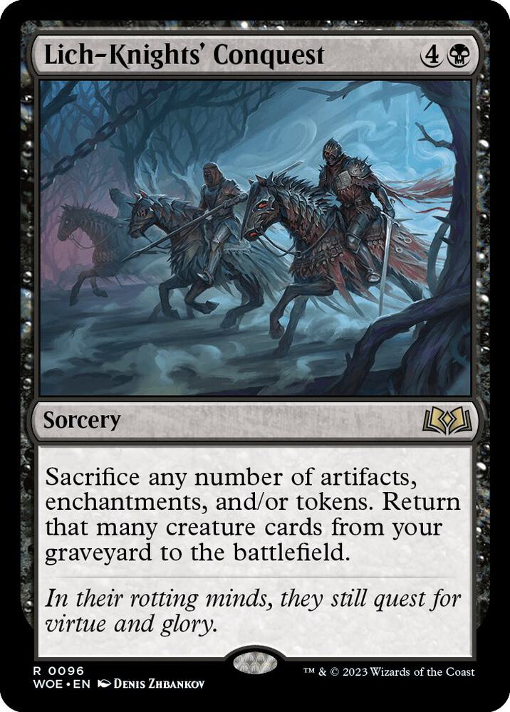 Lich-Knights' Conquest - Wilds of Eldraine (WOE) NM