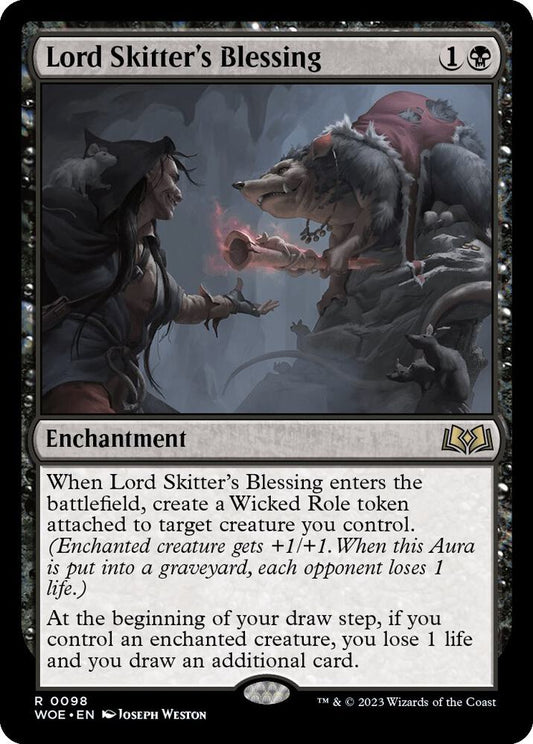 Lord Skitter's Blessing - Wilds of Eldraine (WOE) NM
