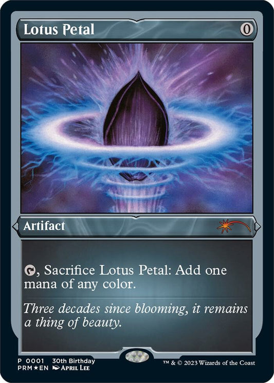 Lotus Petal (Foil Etched) - Unique and Miscellaneous Promos (UMP) NM *FOIL*