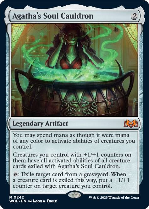 Agatha's Soul Cauldron - Wilds of Eldraine (WOE) NM *FOIL*