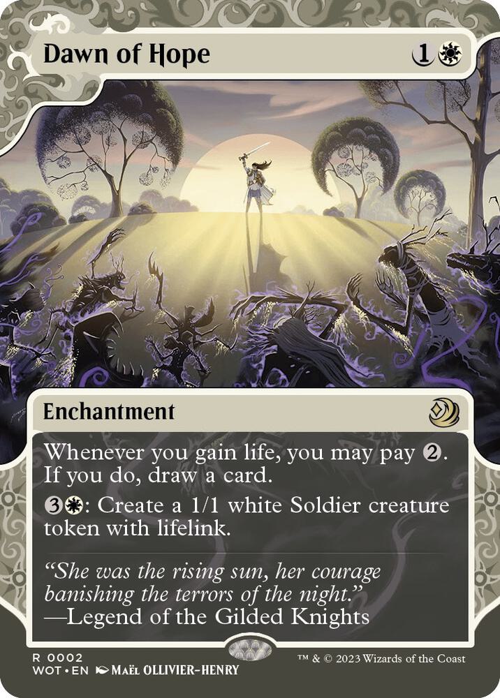 Dawn of Hope - Wilds of Eldraine: Enchanting Tales (WOT) NM *FOIL*
