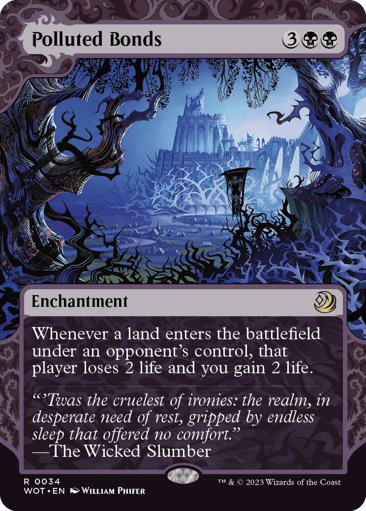 Polluted Bonds - Wilds of Eldraine: Enchanting Tales (WOT) NM