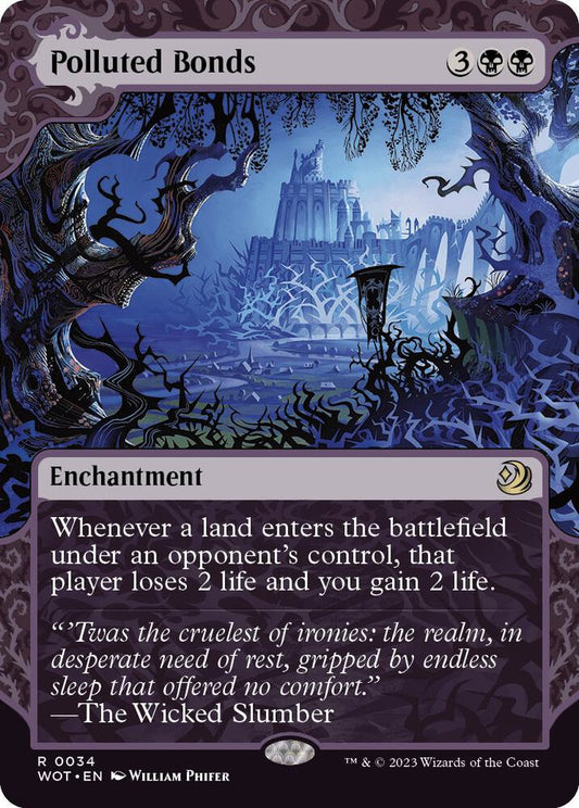 Polluted Bonds - Wilds of Eldraine: Enchanting Tales (WOT) NM