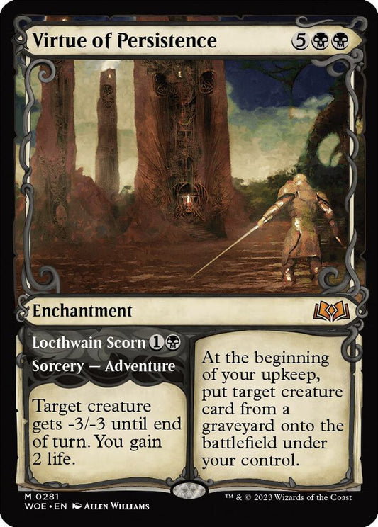 Virtue of Persistence (Showcase) - Wilds of Eldraine (WOE) NM