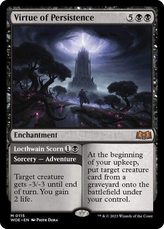 Virtue of Persistence - Wilds of Eldraine (WOE) NM *FOIL*