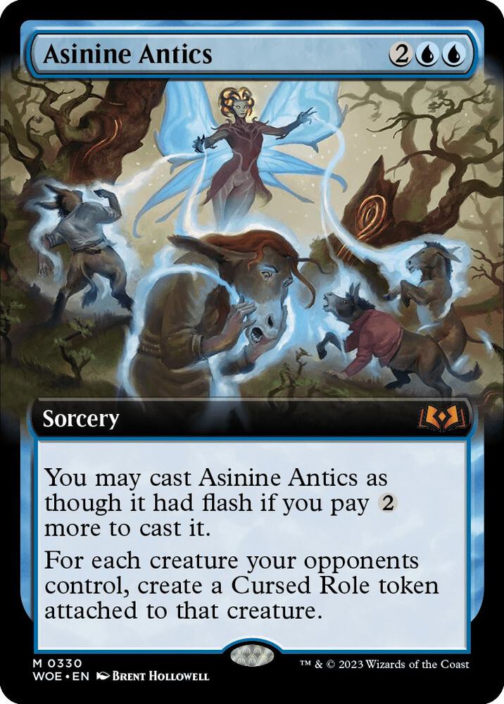Asinine Antics (Extended Art) - Wilds of Eldraine (WOE) NM