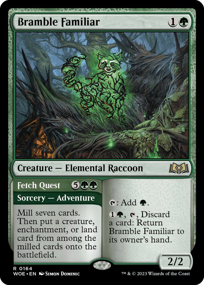 Bramble Familiar - Wilds of Eldraine (WOE) NM