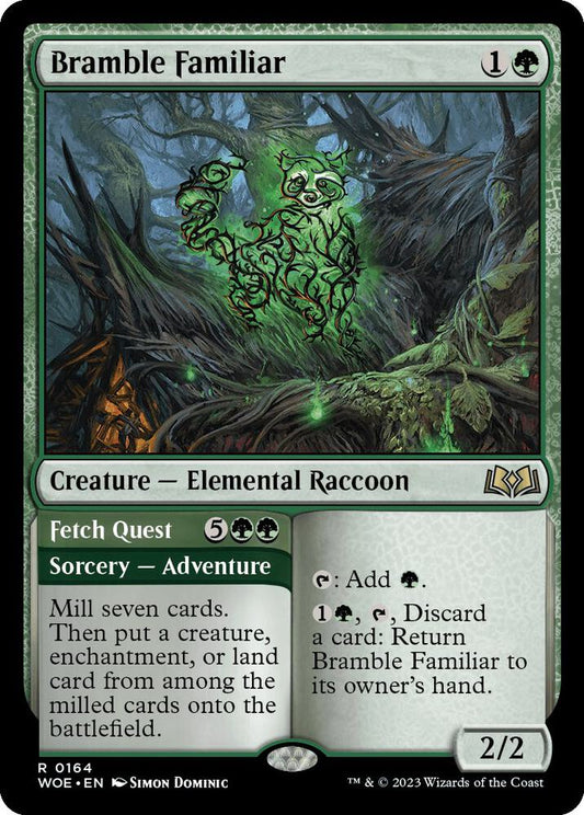 Bramble Familiar - Wilds of Eldraine (WOE) NM