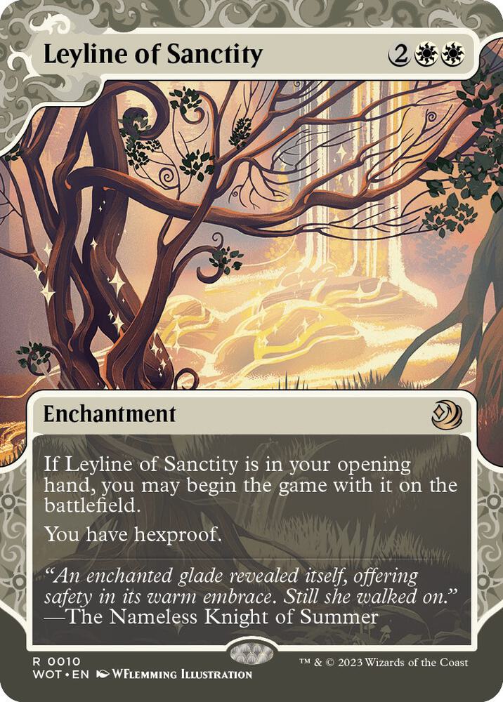 Leyline of Sanctity - Wilds of Eldraine: Enchanting Tales (WOT) NM