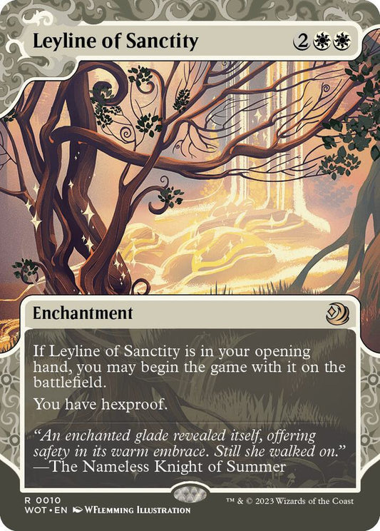 Leyline of Sanctity - Wilds of Eldraine: Enchanting Tales (WOT) NM