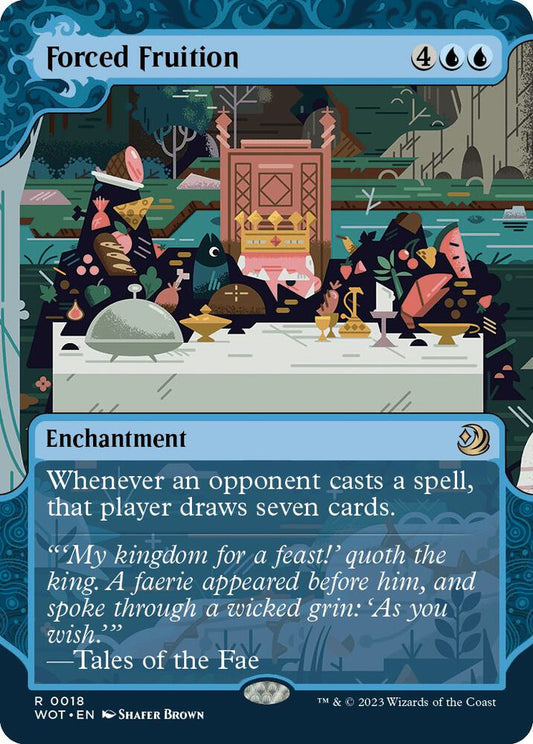 Forced Fruition - Wilds of Eldraine: Enchanting Tales (WOT) NM