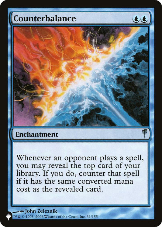 Counterbalance - The List Reprints (LIST) NM