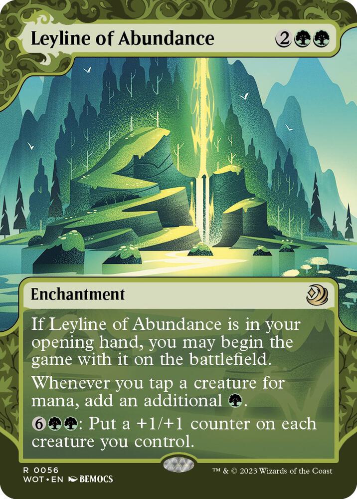 Leyline of Abundance - Wilds of Eldraine: Enchanting Tales (WOT) NM