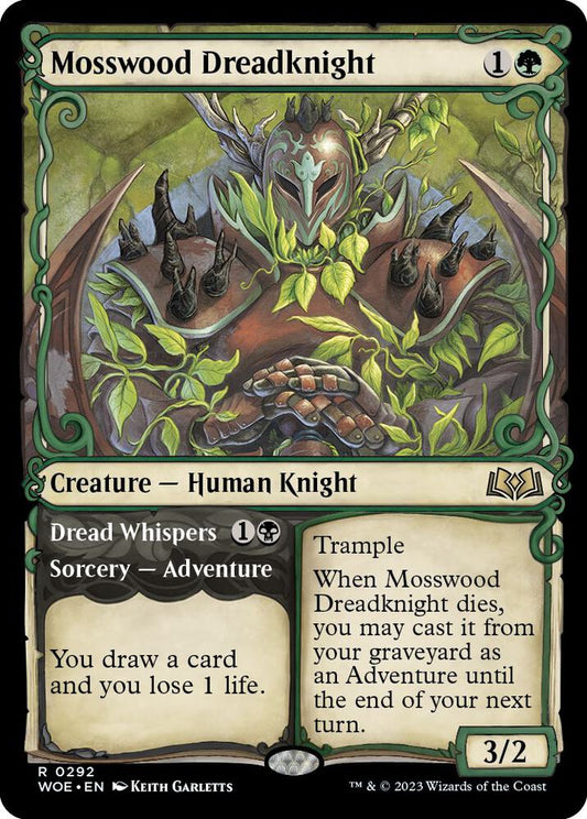 Mosswood Dreadknight (Showcase) - Wilds of Eldraine (WOE) NM