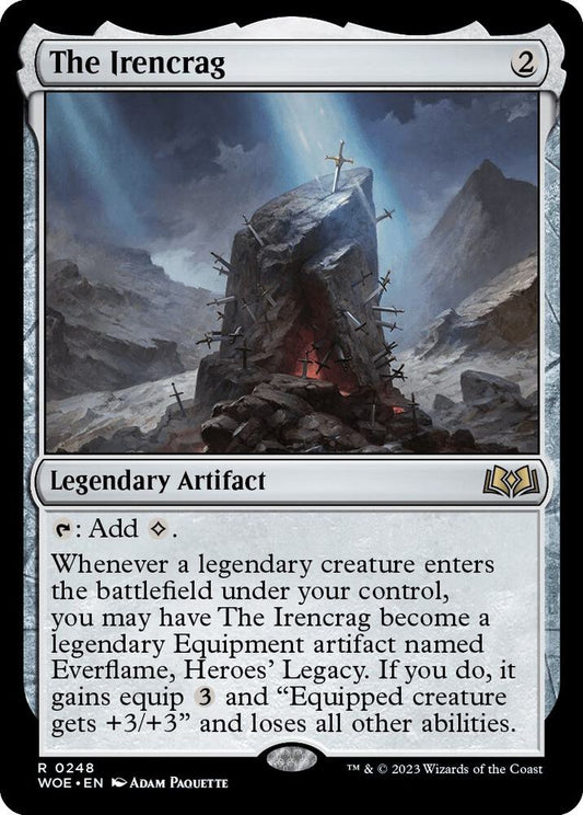 The Irencrag - Wilds of Eldraine (WOE) NM