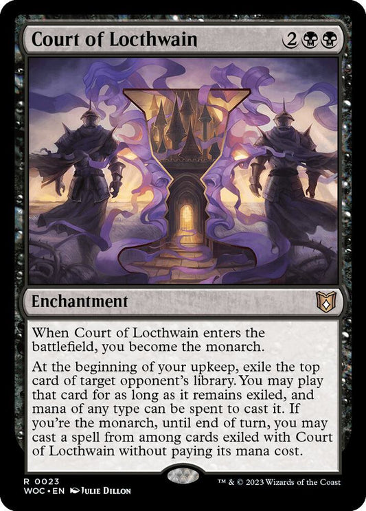 Court of Locthwain - Commander: Wilds of Eldraine (WOC) NM