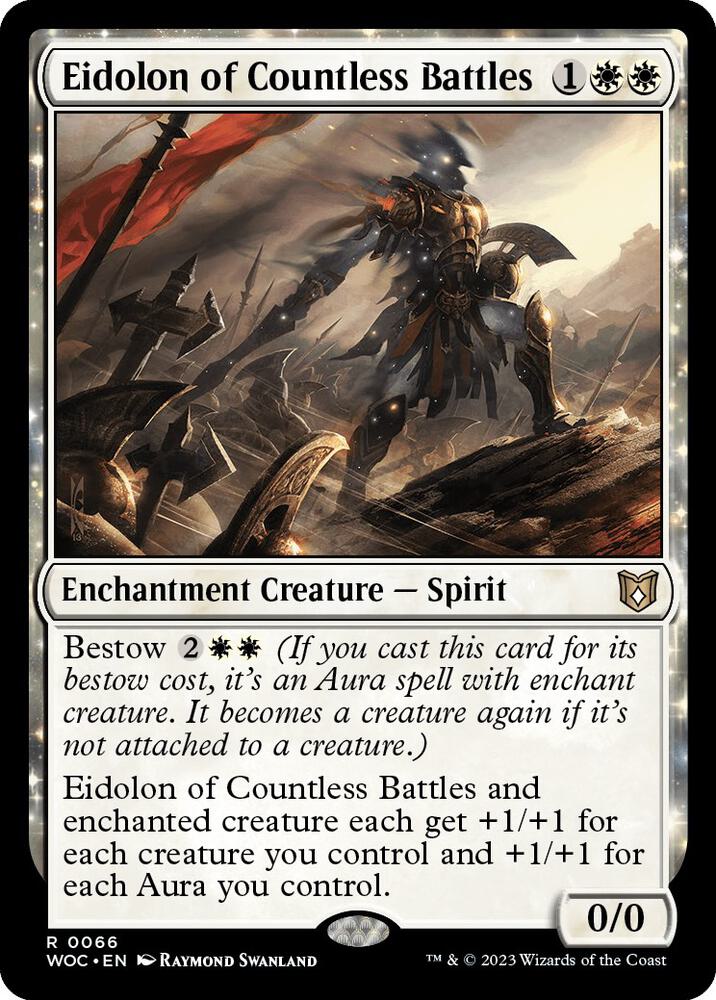 Eidolon of Countless Battles - Commander: Wilds of Eldraine (WOC) NM