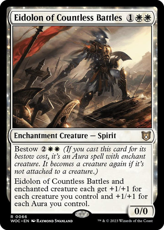 Eidolon of Countless Battles - Commander: Wilds of Eldraine (WOC) NM