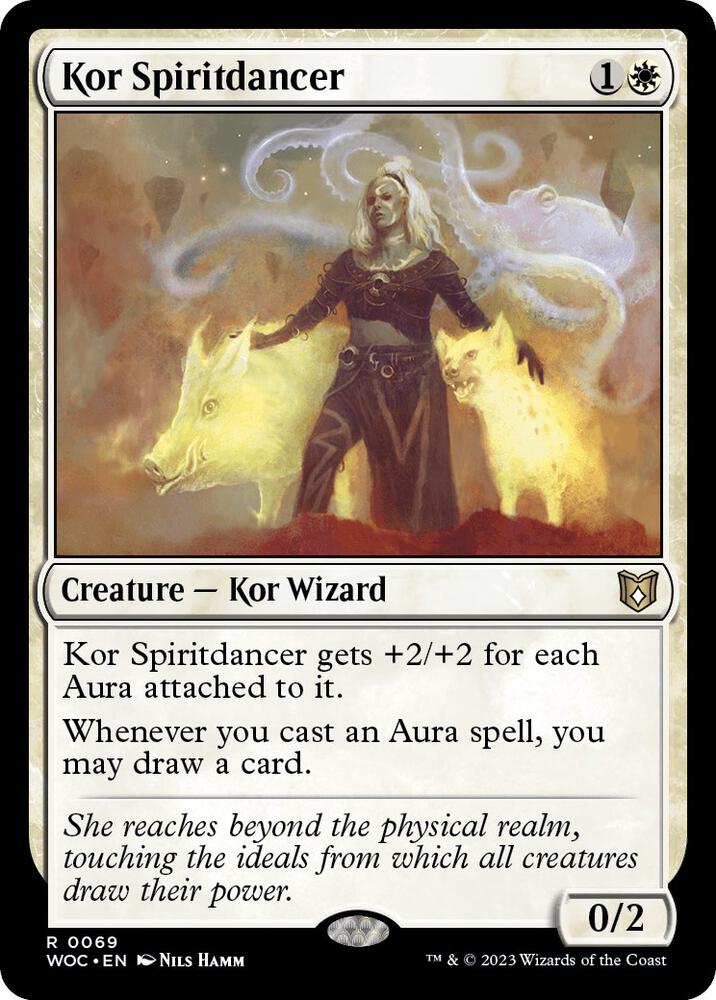 Kor Spiritdancer - Commander: Wilds of Eldraine (WOC) NM