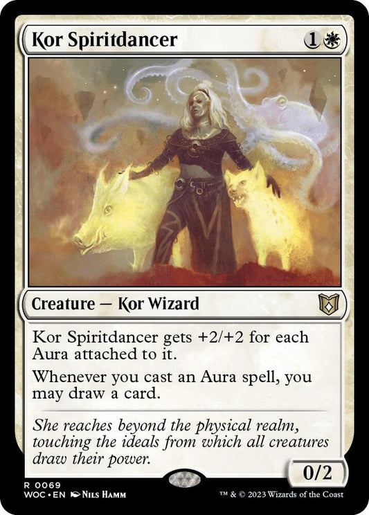 Kor Spiritdancer - Commander: Wilds of Eldraine (WOC) NM