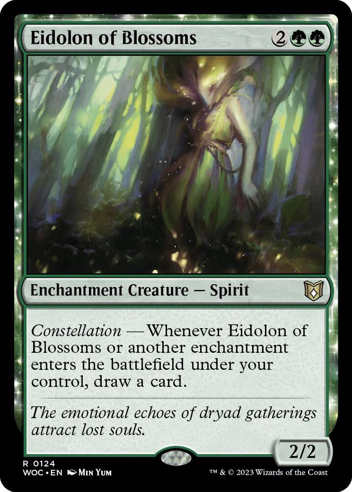 Eidolon of Blossoms - Commander: Wilds of Eldraine (WOC) NM