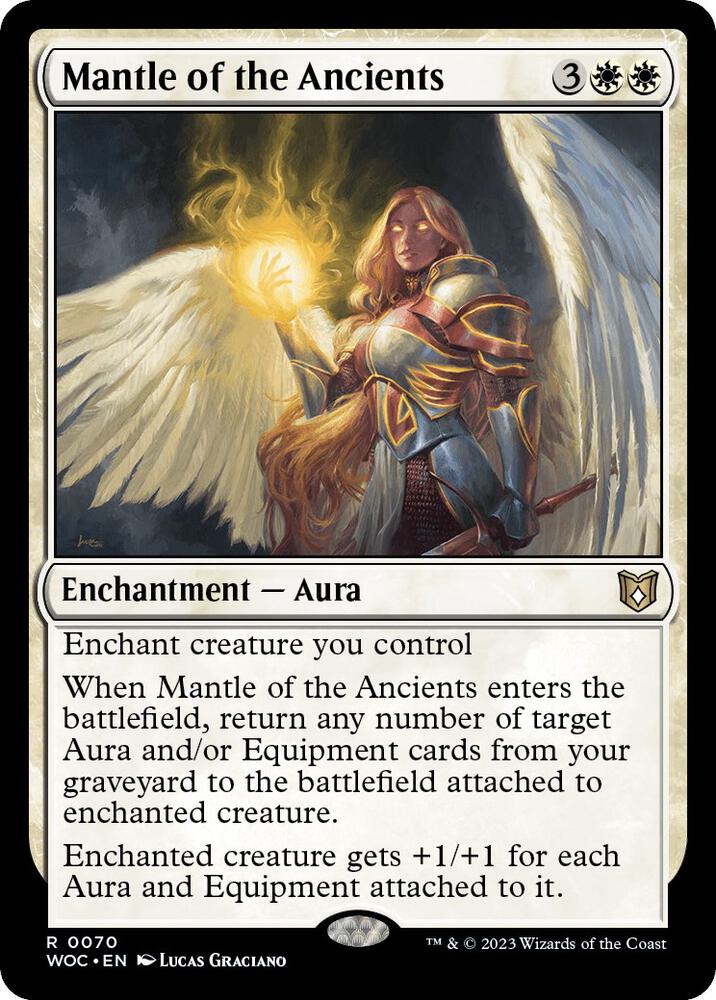 Mantle of the Ancients - Commander: Wilds of Eldraine (WOC) NM