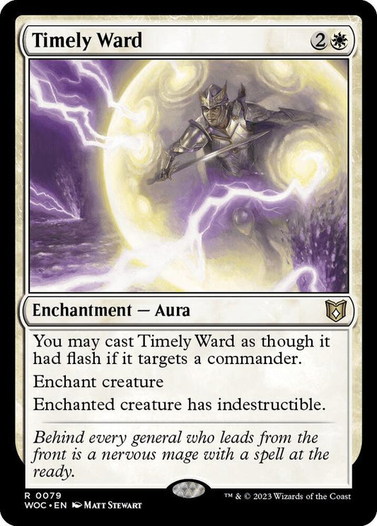 Timely Ward - Commander: Wilds of Eldraine (WOC) NM