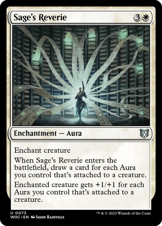 Sage's Reverie - Commander: Wilds of Eldraine (WOC) NM