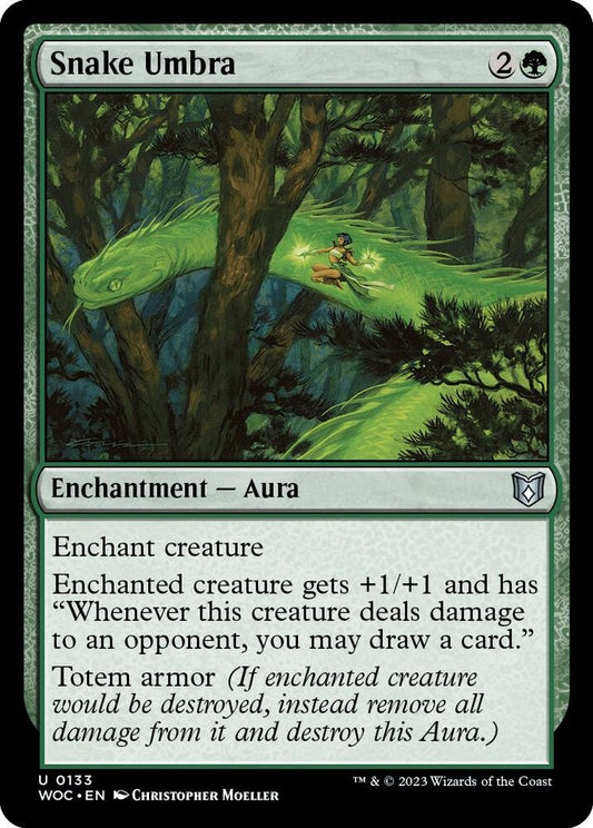Snake Umbra - Commander: Wilds of Eldraine (WOC) NM