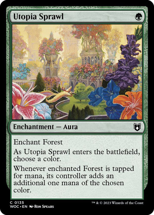Utopia Sprawl - Commander: Wilds of Eldraine (WOC) NM