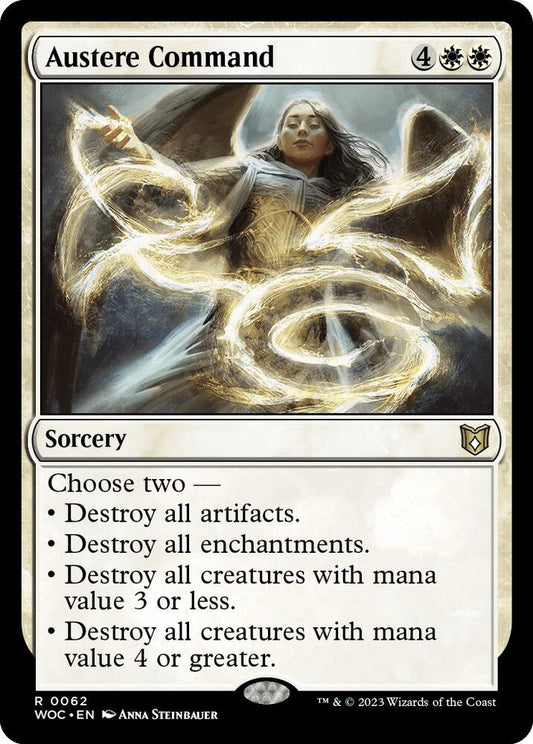 Austere Command - Commander: Wilds of Eldraine (WOC) NM