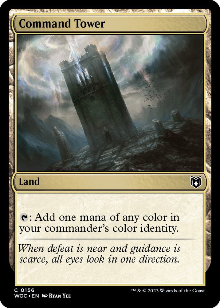 Command Tower - Commander: Wilds of Eldraine (WOC) NM