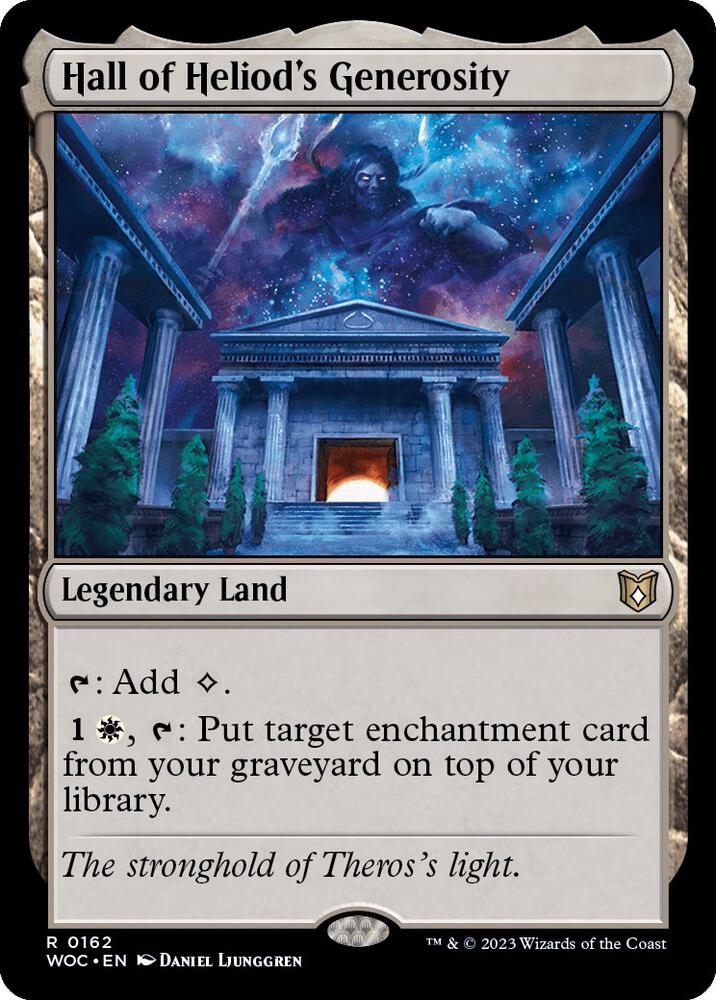 Hall of Heliod's Generosity - Commander: Wilds of Eldraine (WOC) NM