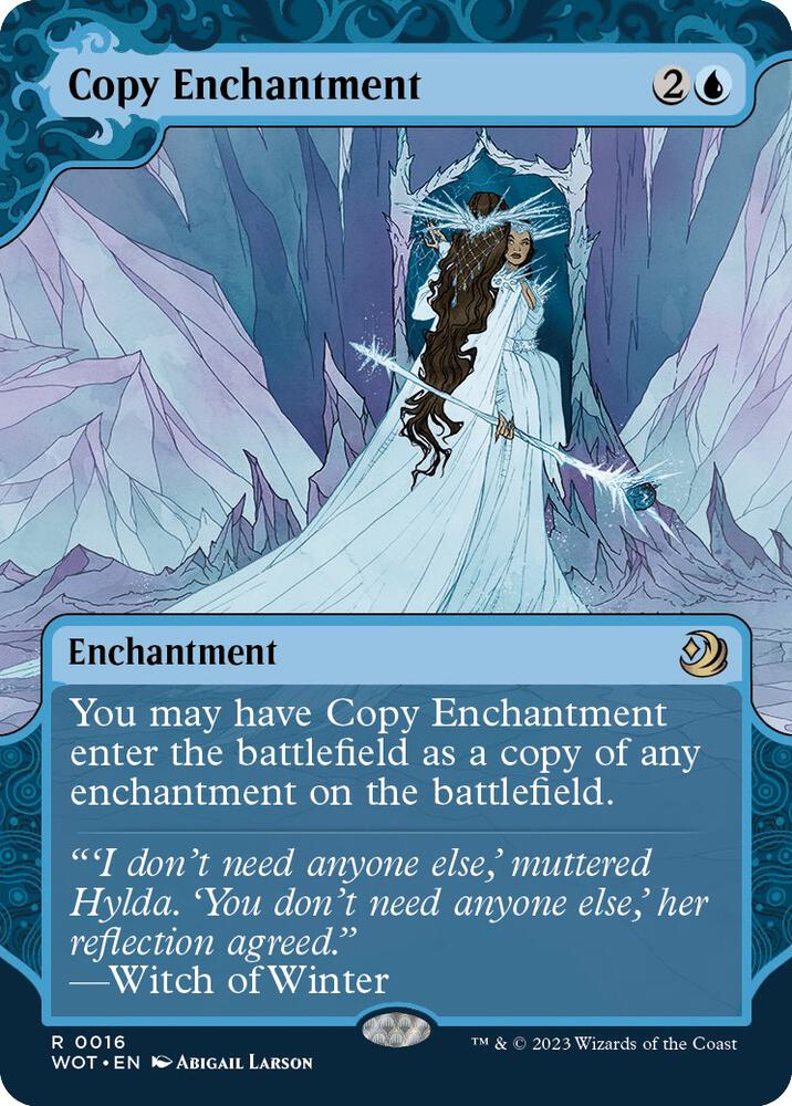 Copy Enchantment - Wilds of Eldraine: Enchanting Tales (WOT) NM