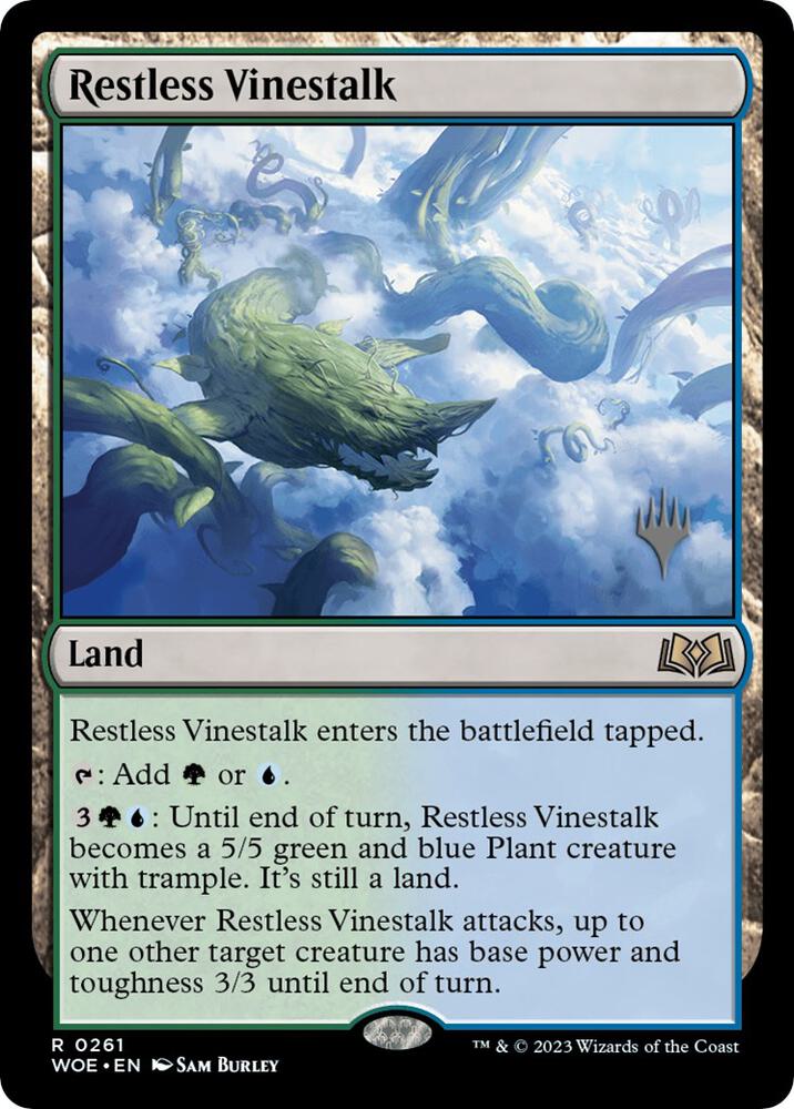 Restless Vinestalk - Promo Pack: Wilds of Eldraine (PPWOE) NM *FOIL*