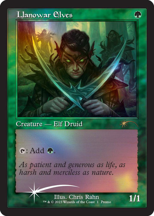 Llanowar Elves (Retro Frame) - Media Promos (MEDIA) LP *FOIL*