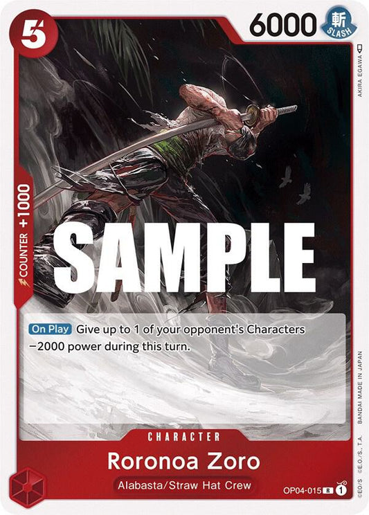 Roronoa Zoro - Kingdoms of Intrigue (OP04) NM *FOIL*