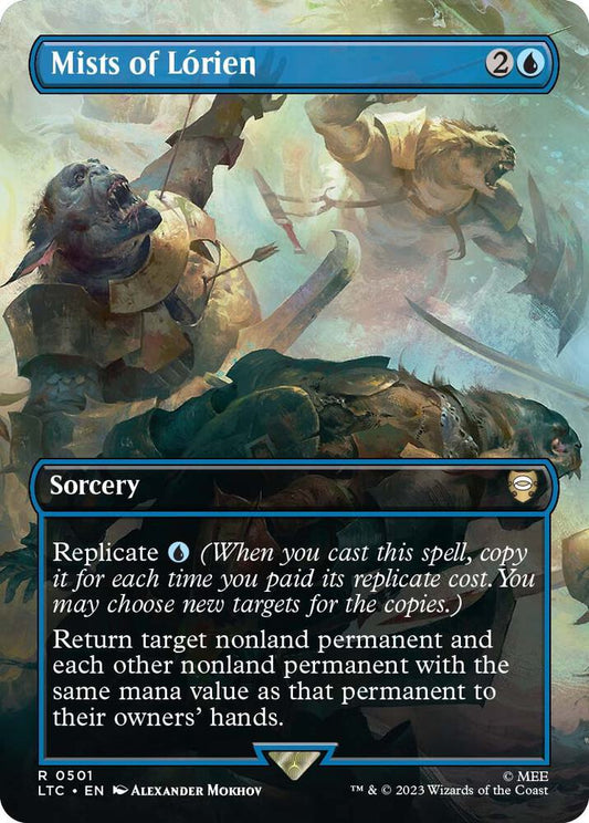 Mists of Lorien (Borderless) - Commander: The Lord of the Rings: Tales of Middle-earth (LTC) NM *FOIL*
