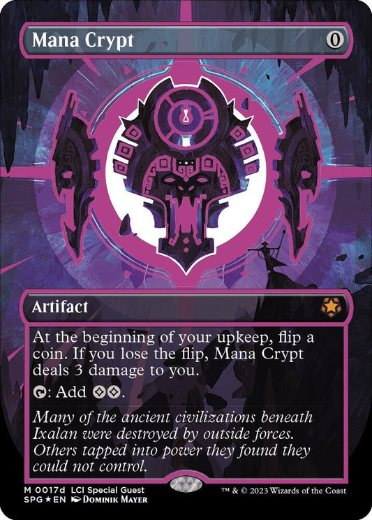 Mana Crypt (0017d) (Borderless) - Special Guests (SPG) NM *FOIL*
