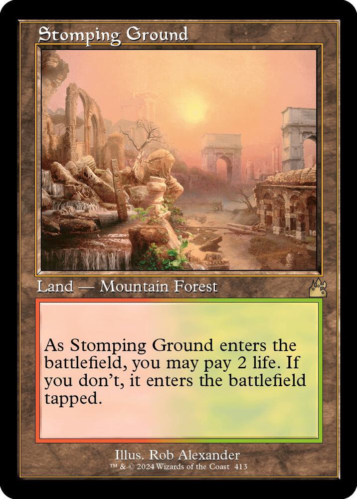 Stomping Ground (Retro Frame) - Ravnica Remastered (RVR) NM