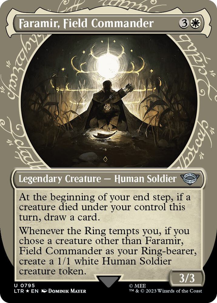 Faramir, Field Commander (Showcase) (Surge Foil) - Universes Beyond: The Lord of the Rings: Tales of Middle-earth (LTR) NM *FOIL*