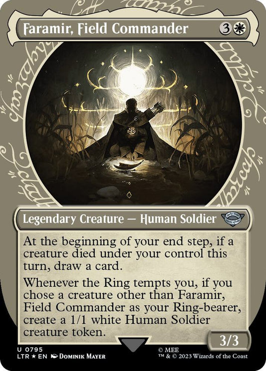 Faramir, Field Commander (Showcase) (Surge Foil) - Universes Beyond: The Lord of the Rings: Tales of Middle-earth (LTR) NM *FOIL*
