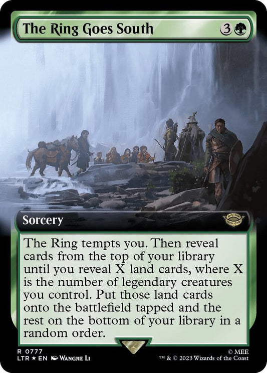 The Ring Goes South (Extended Art) (Surge Foil) - Universes Beyond: The Lord of the Rings: Tales of Middle-earth (LTR) NM *FOIL*