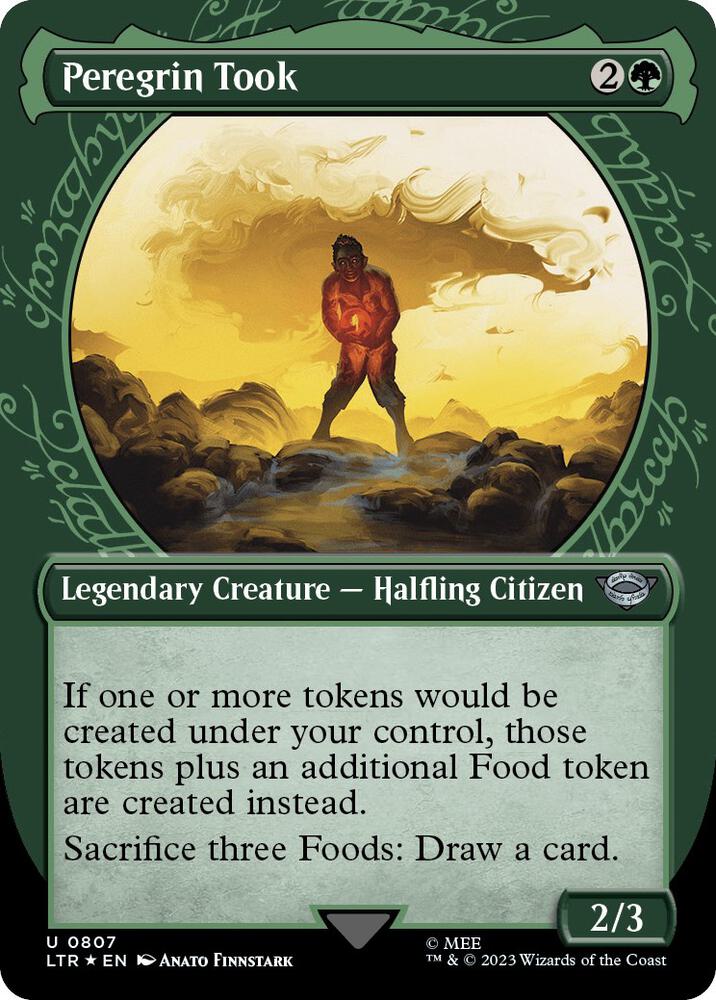 Peregrin Took (Showcase) (Surge Foil) - Universes Beyond: The Lord of the Rings: Tales of Middle-earth (LTR) NM *FOIL*