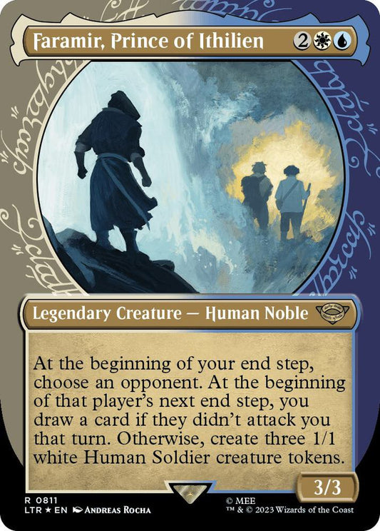 Faramir, Prince of Ithilien (Showcase) (Surge Foil) - Universes Beyond: The Lord of the Rings: Tales of Middle-earth (LTR) NM *FOIL*