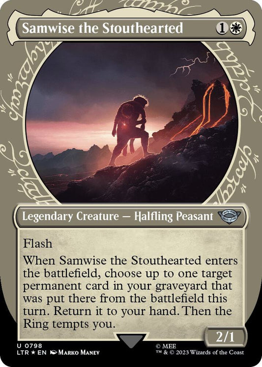 Samwise the Stouthearted (Showcase) (Surge Foil) - Universes Beyond: The Lord of the Rings: Tales of Middle-earth (LTR) NM *FOIL*
